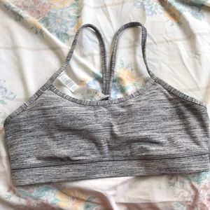 Lulu Lemon Salt and Pepper Sports Bra